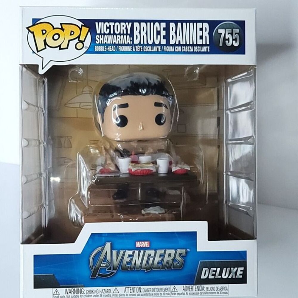 Funko Pop Victory Shawarma Avengers Deluxe Bruce Banner #755 Amazon Exclusive